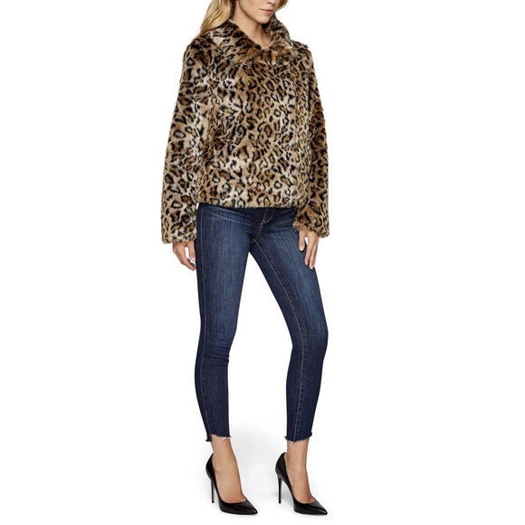 NWT SAM Edelman XS Leopard Short Chubby Coat - Picture 3 of 6
